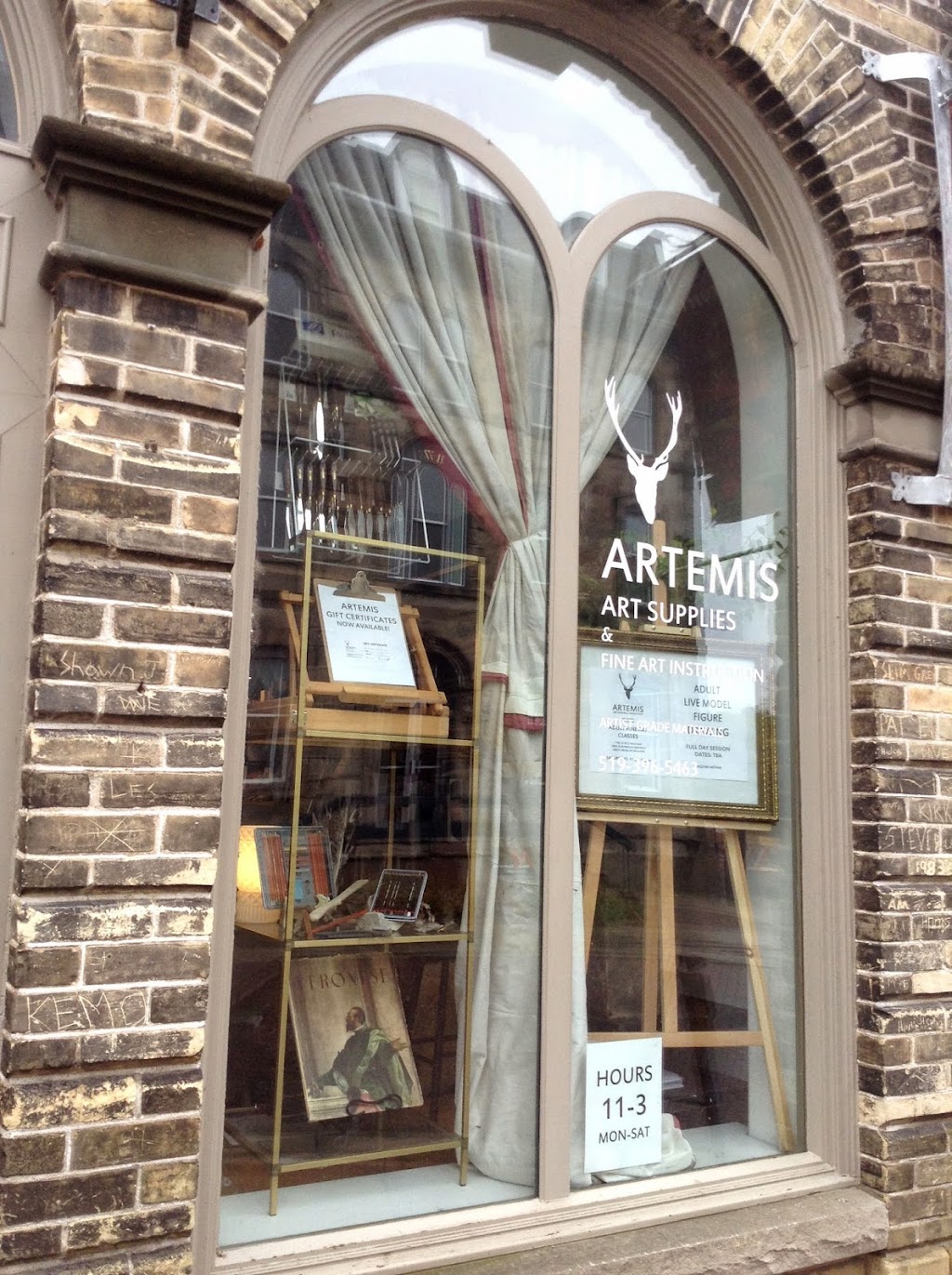Artemis Art Supplies - Fine Art Instruction - Espresso Bar | 286 Harbour St, Kincardine, ON N2Z 2X9, Canada | Phone: (519) 396-5463