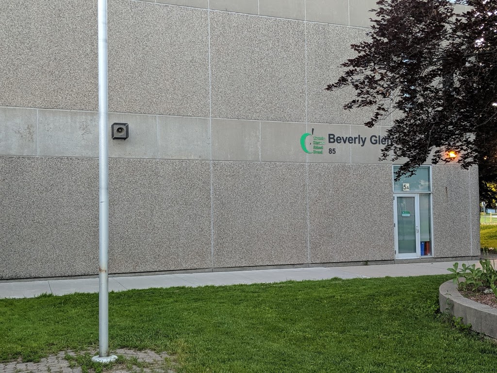 Beverly Glen Junior Public School | school | 85 Beverly Glen Blvd, Scarborough, ON M1W 1W4, Canada | 4163966055 OR +1 416-396-6055