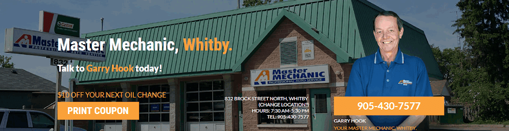 Master Mechanic Whitby | 832 Brock Street North, Whitby, ON L1N 4J5, Canada | Phone: (905) 430-7577