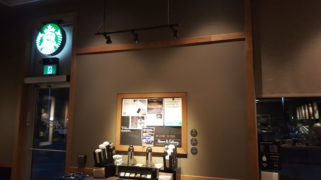 Starbucks | 25 Gateway Blvd d1, Brampton, ON L6T 4X2, Canada | Phone: (289) 218-7829