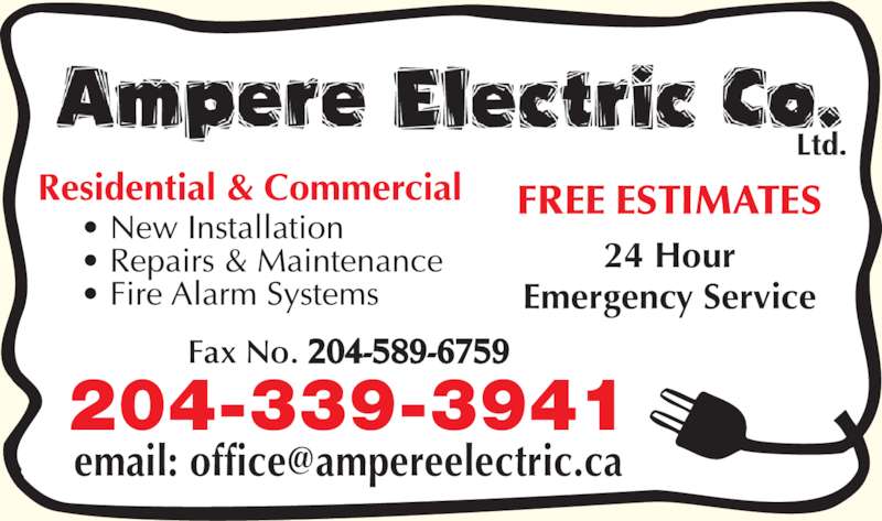 Ampere Electric Co Ltd | 3-1561 Brookside Blvd, Winnipeg, MB R2R 1V6, Canada | Phone: (204) 339-3941