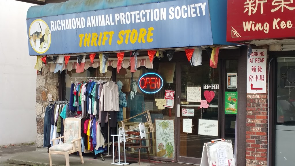 RAPS Thrift Store | 8260 Granville Ave, Richmond, BC V6Y 1P3, Canada | Phone: (604) 244-7529