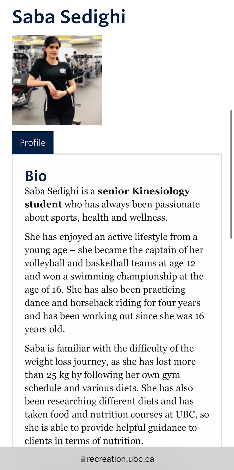Saba kinesiology and Personal training | Regiment Square, Vancouver, BC V6B 1X6, Canada | Phone: (778) 682-0172