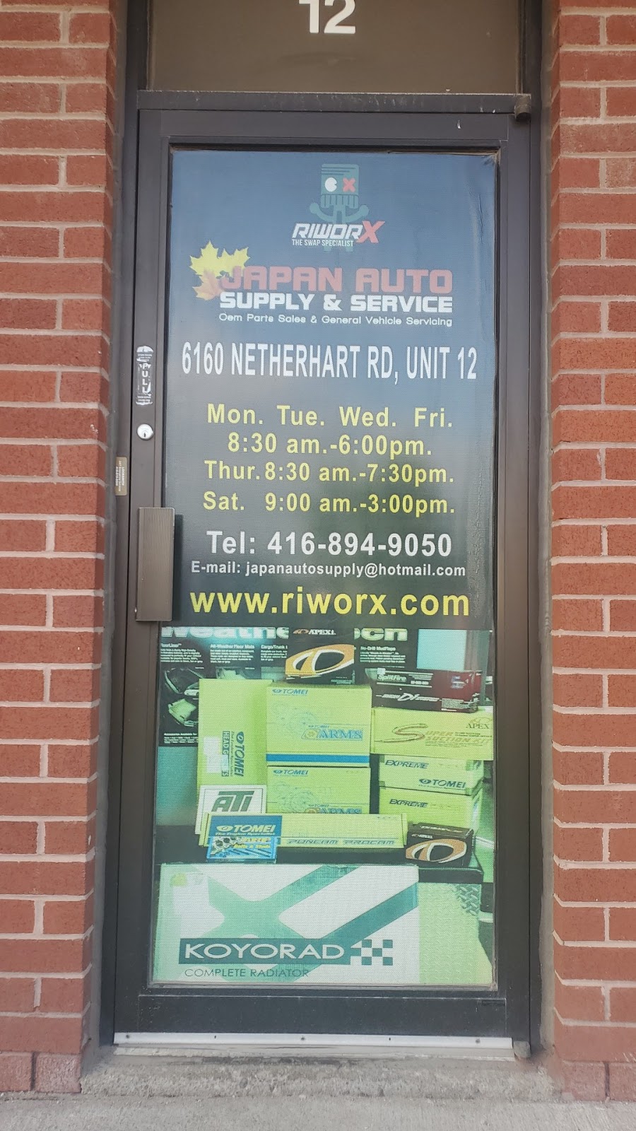 RiworX | 6160 Netherhart Rd #12, Mississauga, ON L5T 2G6, Canada | Phone: (416) 894-9050