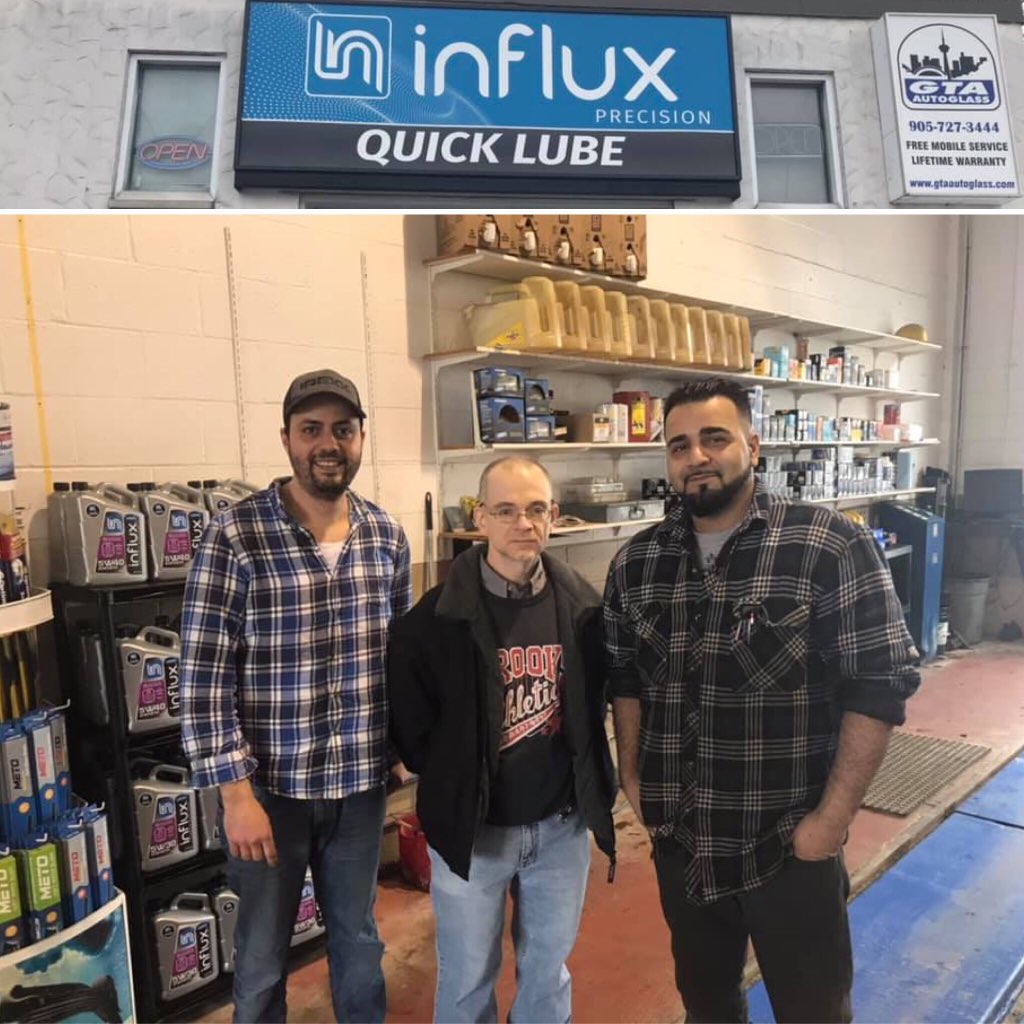 Influx Precision Service and Quick Lube | 136 Wellington St E #1, Aurora, ON L4G 1J1, Canada | Phone: (905) 713-2299