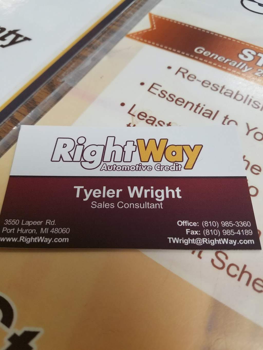 RightWay Auto Sales | 3550 Lapeer Rd, Port Huron, MI 48060, USA | Phone: (810) 985-3360