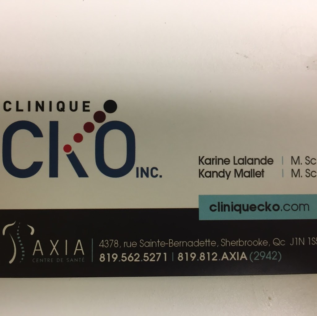 Clinique CKO Inc. | 4378 Rue Sainte-Bernadette, Sherbrooke, QC J1N 1S5, Canada | Phone: (819) 562-5271