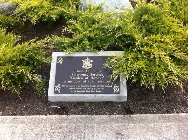 BC Emergency Services "Garden of Honour" | Unnamed Road, Victoria, BC V8V 1T9, Canada | Phone: (250) 387-3046