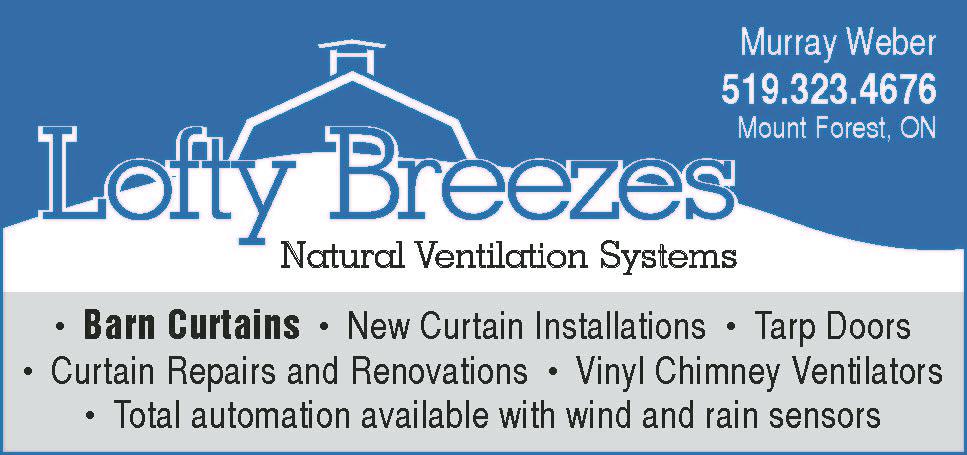 Lofty Breezes | 42108 Rd 71, Mount Forest, ON N0G 2L0, Canada | Phone: (519) 323-4676