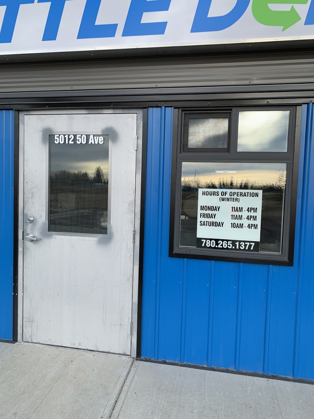 Mundare Bottle Depot | 5012 50 Ave, Mundare, AB T0B 3H0, Canada | Phone: (780) 265-1377