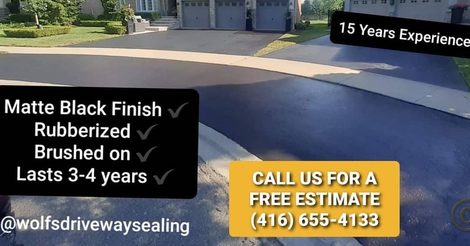 Wolfs Driveway Sealing | 2250 Homelands Dr, Mississauga, ON L5K 1G8, Canada | Phone: (416) 655-4133