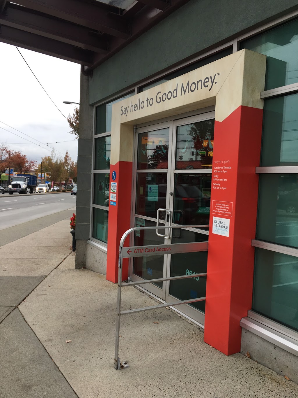 Vancity Credit Union Br. 14 -Marpole community branch | 8615 Granville St, Vancouver, BC V6P 5A2, Canada | Phone: (604) 877-7000