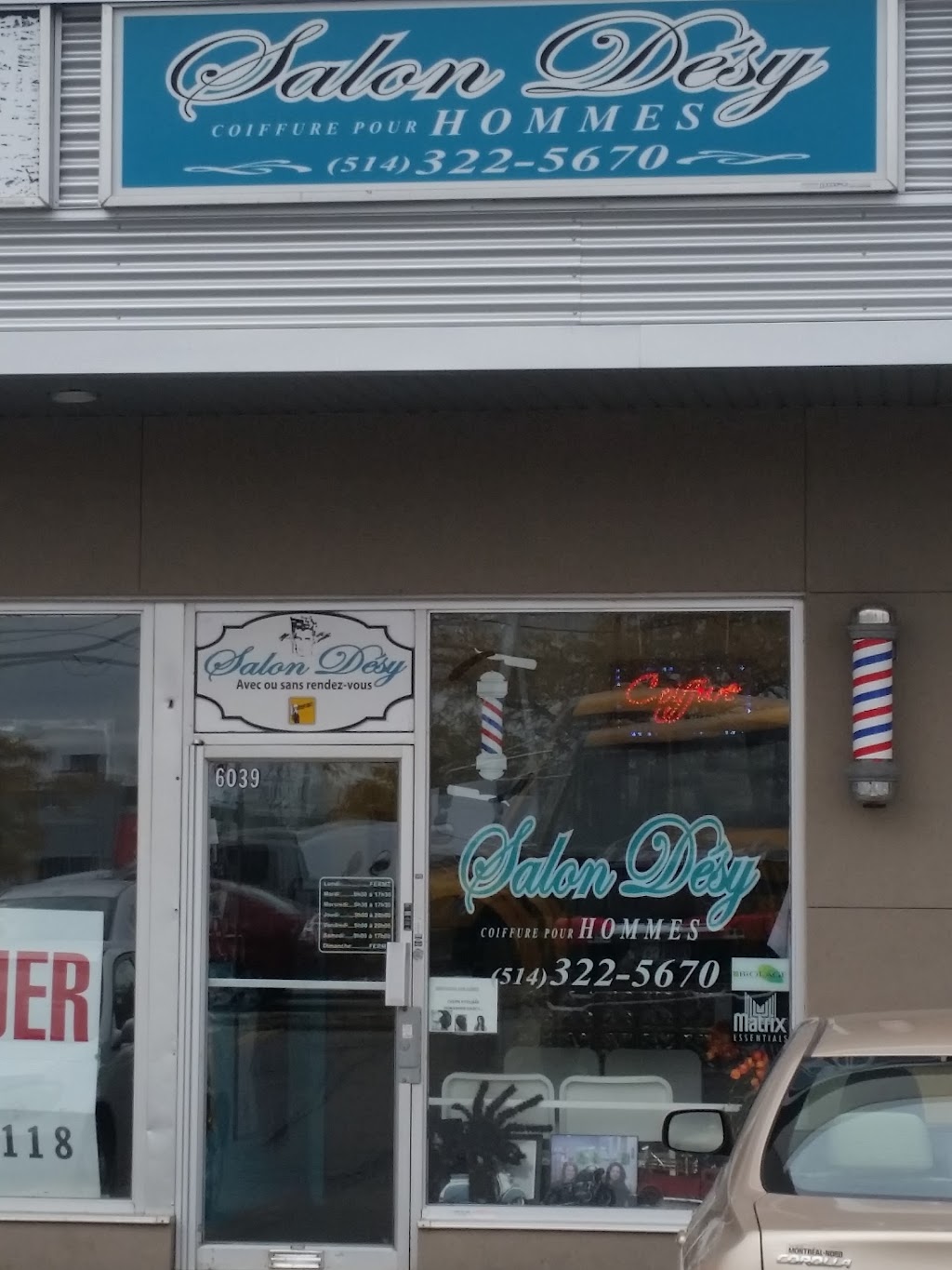 Salon Desy Coiffure Pour Homme & Femme | 6041 Boul Henri-Bourassa E, Montréal-Nord, QC H1G 2V2, Canada | Phone: (514) 322-5670