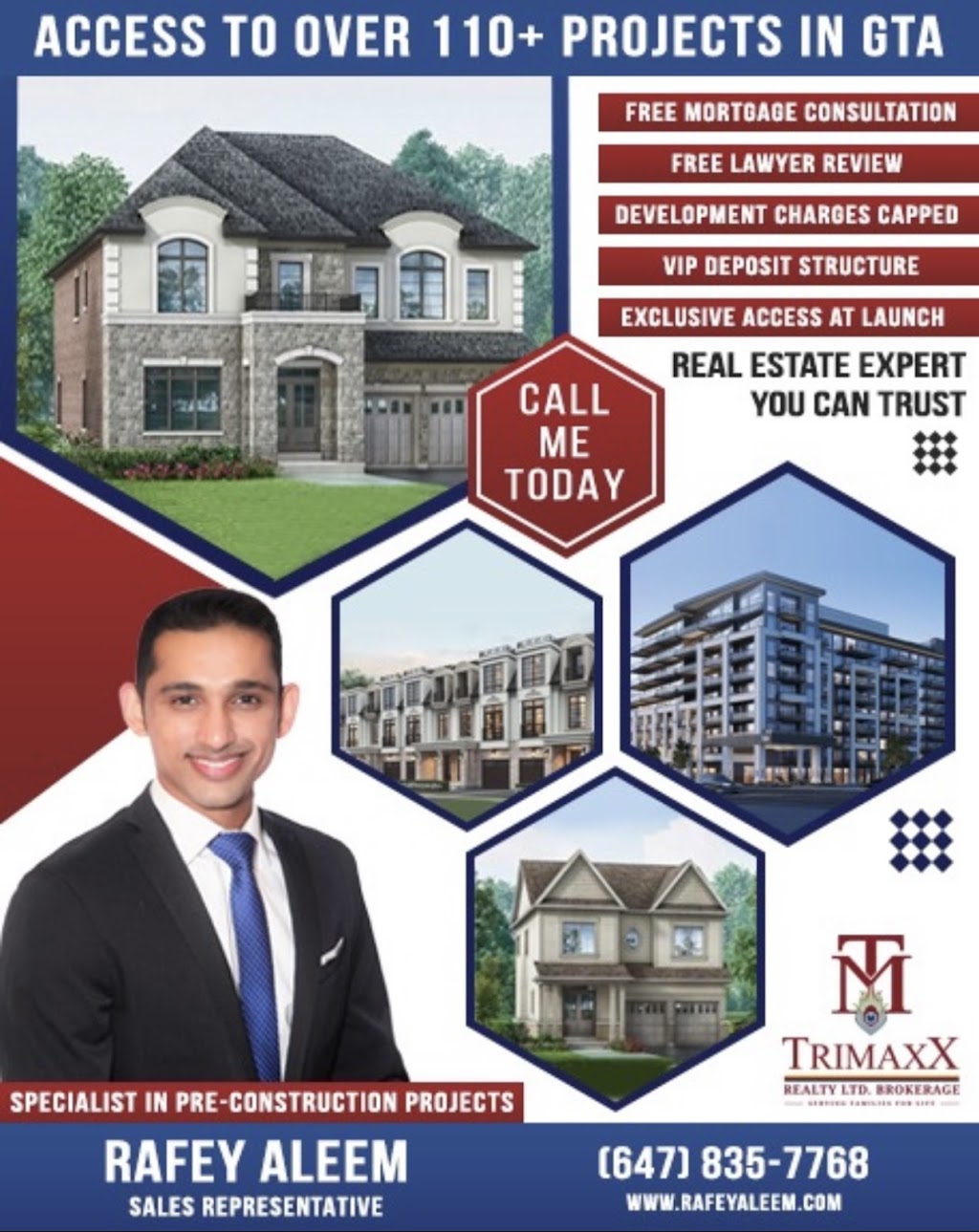 Rafey Aleem - Trimaxx Real Estate Agent | 611 Holly Ave, Milton, ON L9T 0K4, Canada | Phone: (647) 835-7768