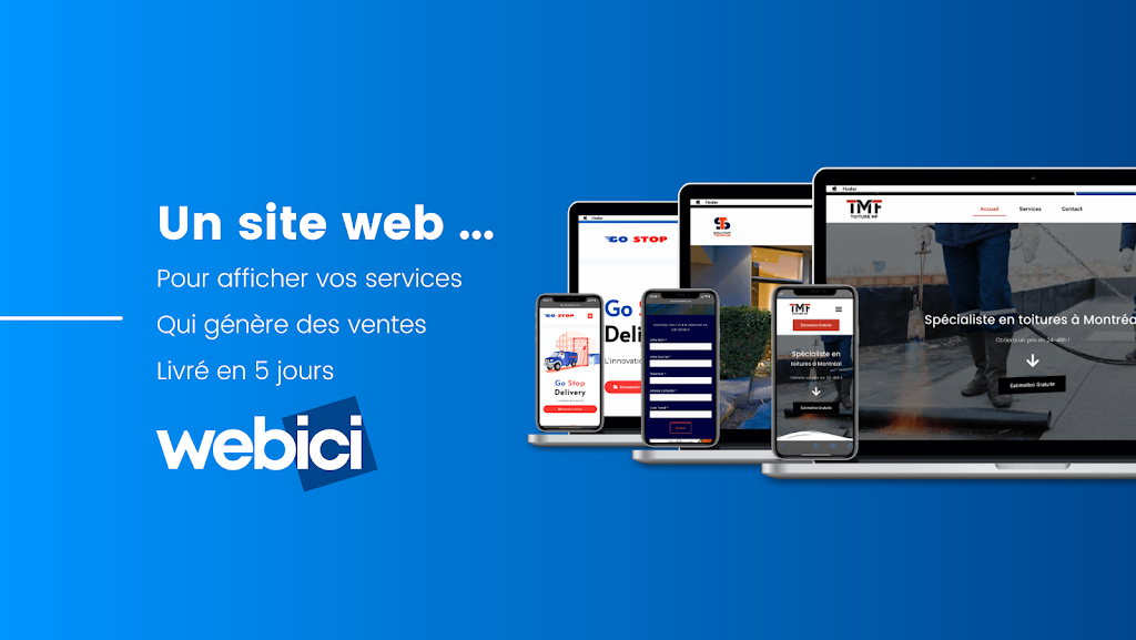 Webici | Agence Web | 1771 Rue des Calèches #203, Québec, QC G3K 0M5, Canada | Phone: (418) 671-0296