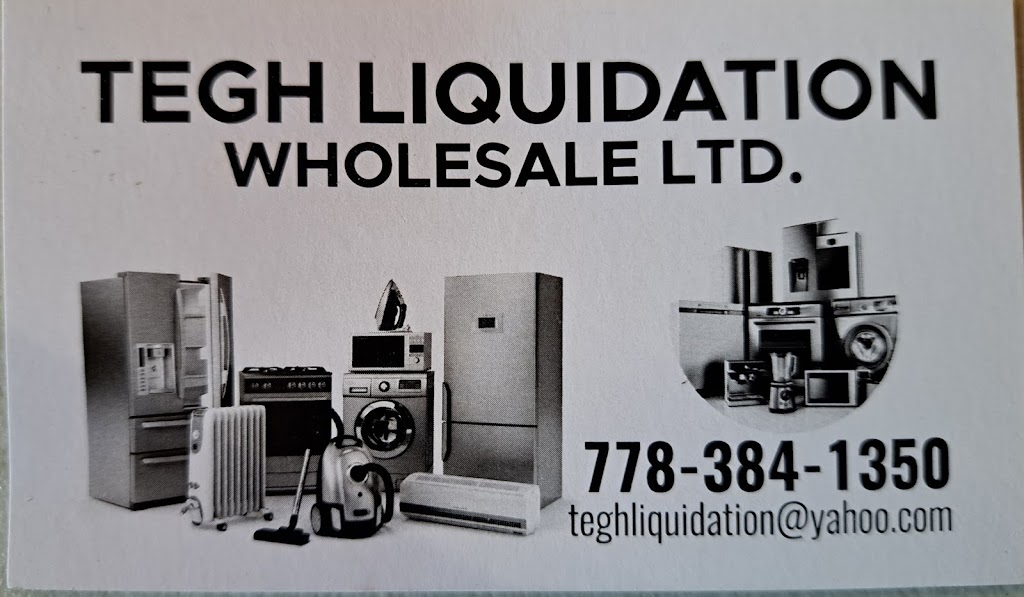Tegh liquidation wholesale ltd | 5051 King George Blvd, Surrey, BC V3S 0L2, Canada | Phone: (778) 384-1350