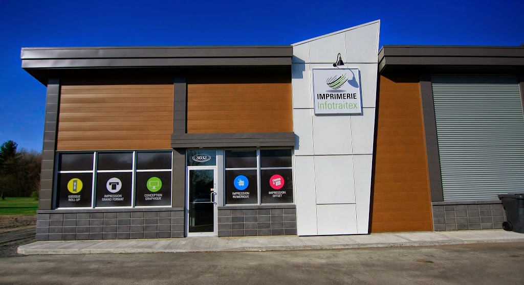 Imprimerie Infotraitex (2004) Inc | 3032 Boul Louis-Fréchette, Nicolet, QC J3T 1M8, Canada | Phone: (819) 293-8571