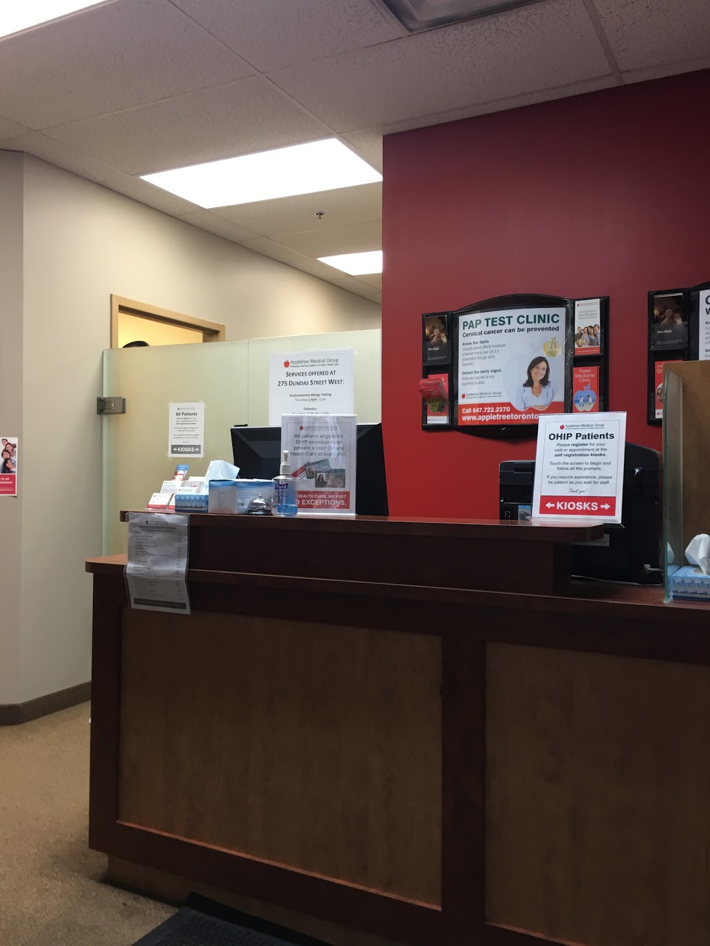 Appletree Medical Centre | 275 Dundas St W, Toronto, ON M5T 3K1, Canada | Phone: (647) 722-2370