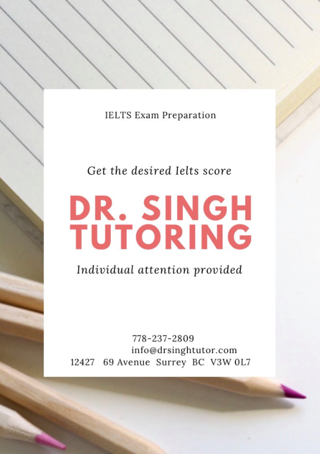 Dr Singh Tutor | 12427 69 Ave, Surrey, BC V3W 0L7, Canada | Phone: (778) 237-2809