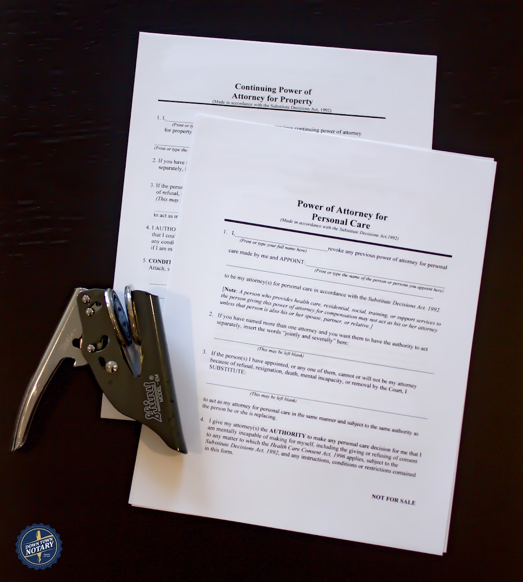 Downtown Notary Hamilton | 1 Hunter St E Suite G100, Hamilton, ON M4J 1C1, Canada | Phone: (905) 777-8041