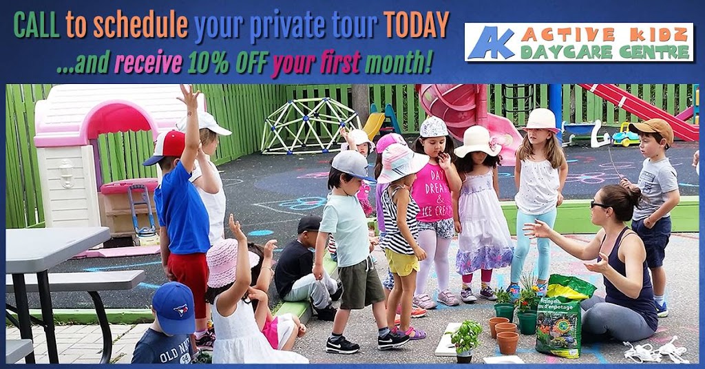 Active Kidz Childcare Centre | 9206 Yonge St, Richmond Hill, ON L4C 7A2, Canada | Phone: (905) 764-8787