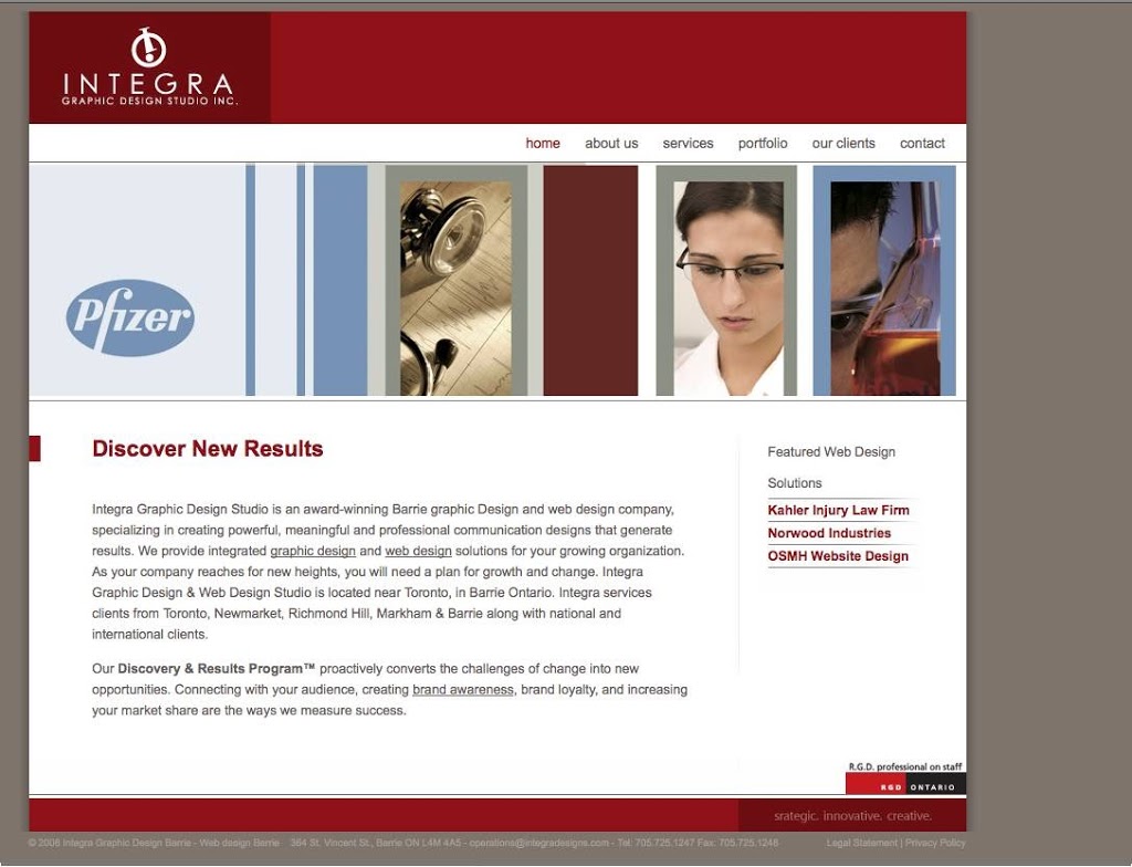 Integra Design Studio Inc | 19 Layton Crescent, Barrie, ON L4N 6G3, Canada | Phone: (705) 725-1247