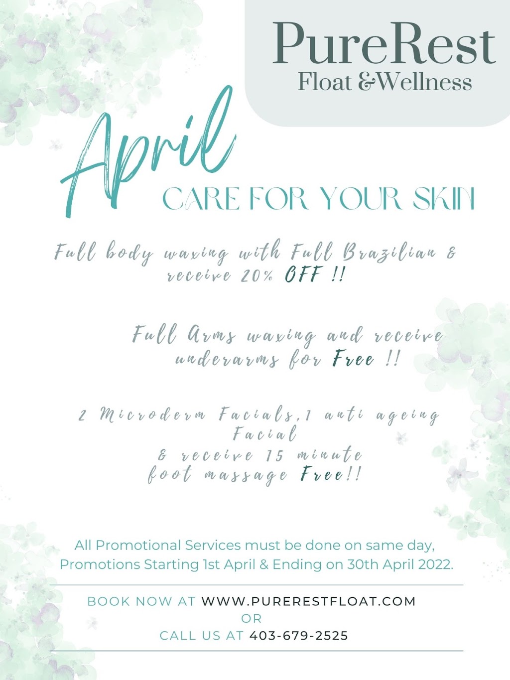 Calgary Float Spa | PureRest Float & Wellness | 4310 104 Ave NE Unit 3138, Calgary, AB T3J 1W5, Canada | Phone: (403) 679-2525