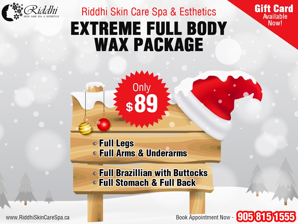 Riddhi Skin Care Spa & Esthetics | 627 Lyons Ln b5, Oakville, ON L6J 5Z7, Canada | Phone: (905) 456-9555