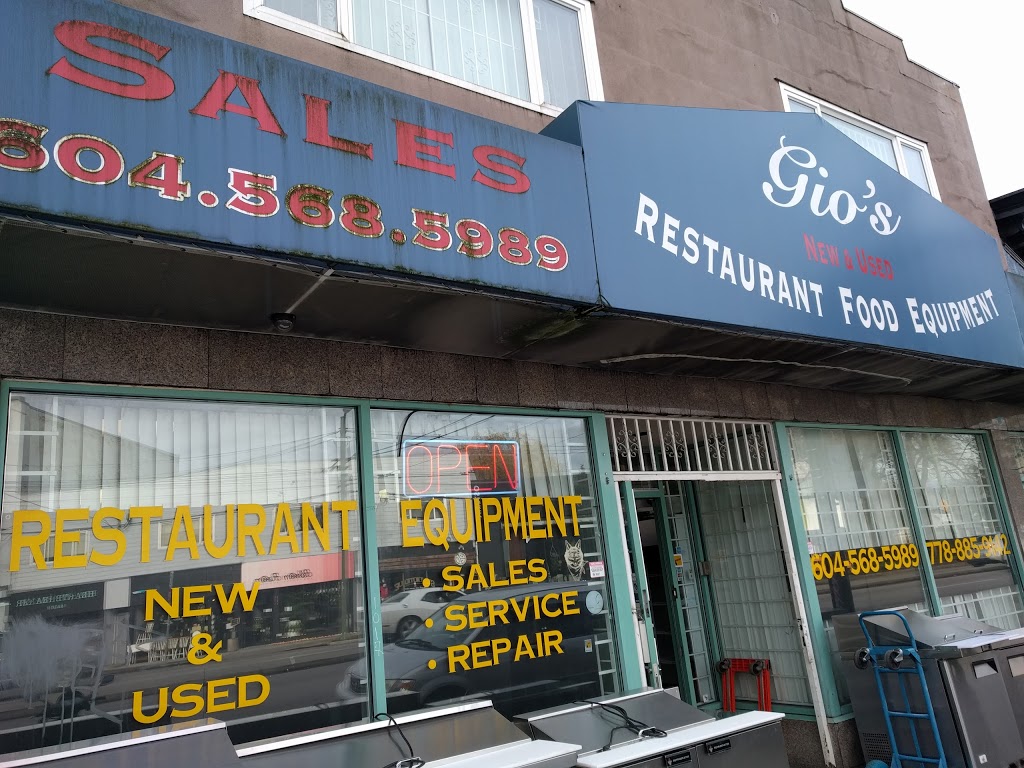 Gios Kitchen Restaurant Food Equipments | 642 Kingsway, Vancouver, BC V5T 3K4, Canada | Phone: (778) 885-9142