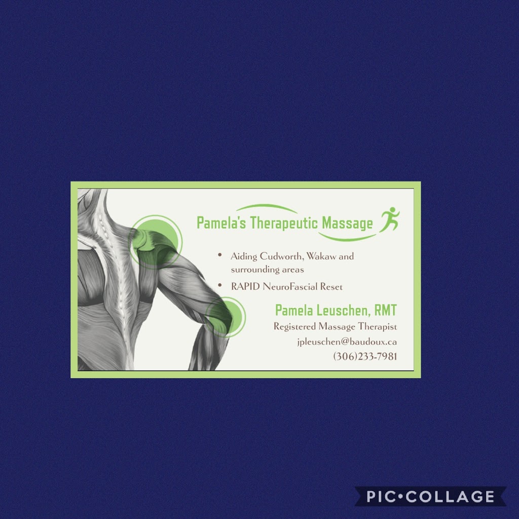 Pamelas Therapeutic Massage | 126 1 St S, Wakaw, SK S0K 4P0, Canada | Phone: (306) 233-7981