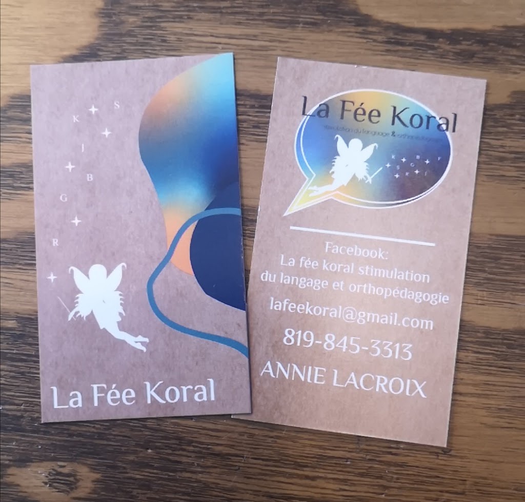 La fée Koral stimulation du langage et orthopédagogie | 411 8e Rang, Le Val-Saint-François, QC J1S 2L5, Canada | Phone: (819) 845-3313