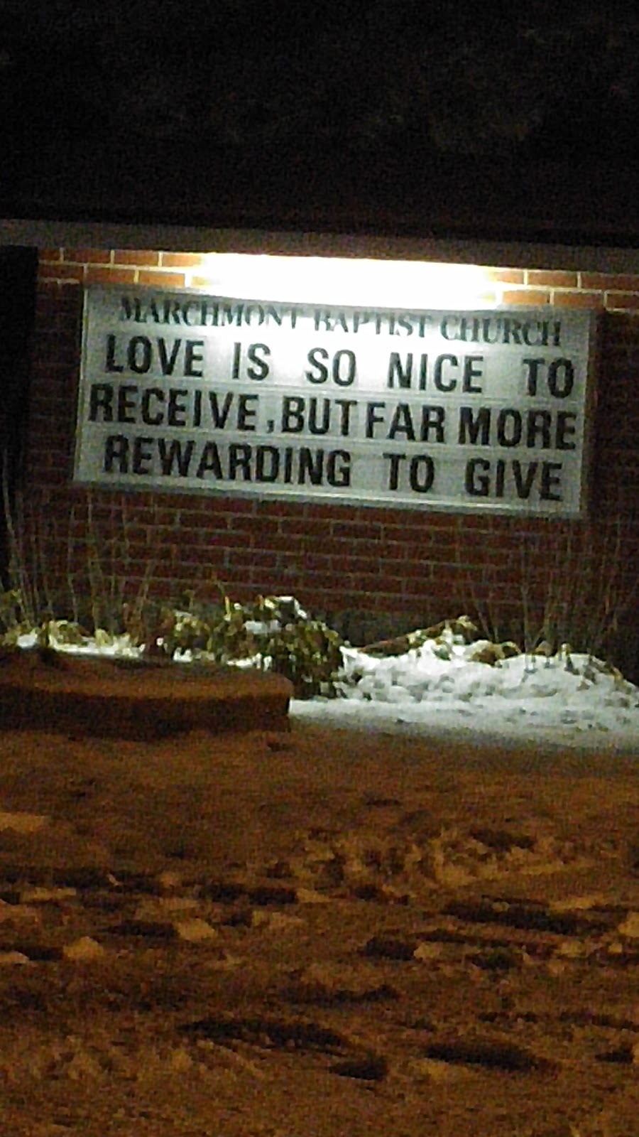 Marchmont Baptist Church | 3839 Town Line, Severn, ON L3V 7A6, Canada | Phone: (705) 325-7652