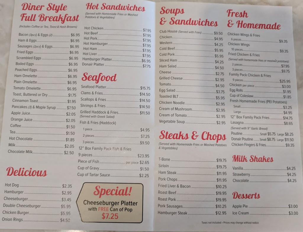 Lakeside Family Restaurant | 1594 St Margarets Bay Rd, Lakeside, NS B3T 1B6, Canada | Phone: (902) 876-7173