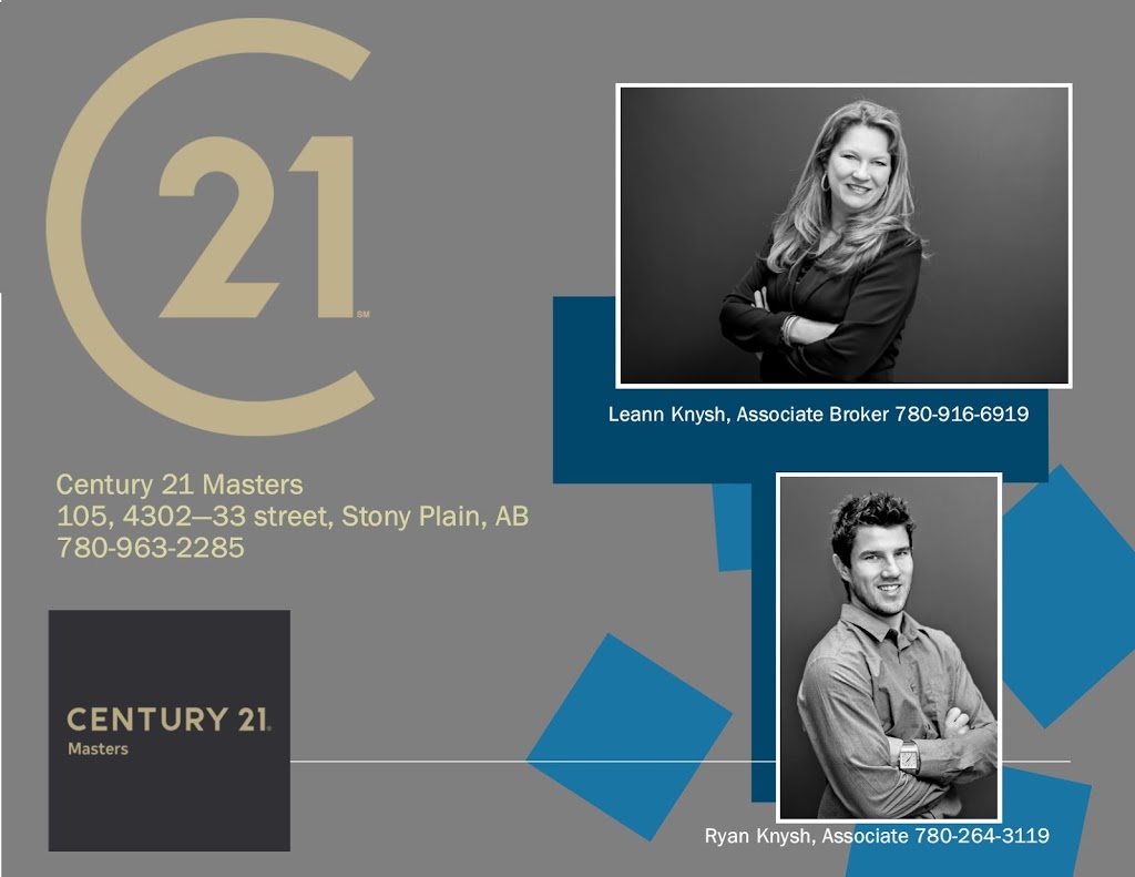 Leann Knysh, Associate Broker, Century 21 Masters | 105, 4302 33 Street (office open til 3:30 weekdays, Stony Plain, AB T7Z 2A9, Canada | Phone: (780) 916-6919