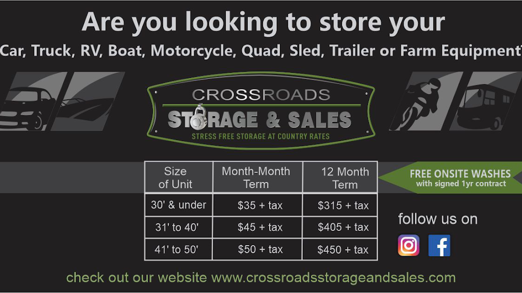 Crossroads Storage and Sales | 57425 Range Rd 253, Sturgeon County, AB T0G 1L1, Canada | Phone: (780) 686-8270