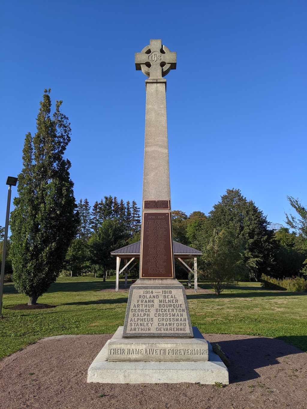 Memorial Park | 43 Bridge St, Sackville, NB E4L 3N8, Canada | Phone: (506) 364-4930