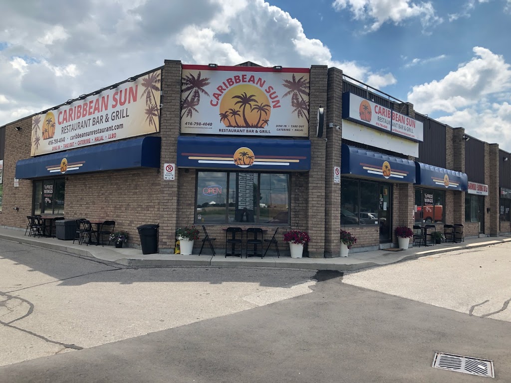 Caribbean Sun Restaurant, Bar & Grill | 2 Steinway Blvd unit 13,14,15, Etobicoke, ON M9W 6J8, Canada | Phone: (416) 798-4040