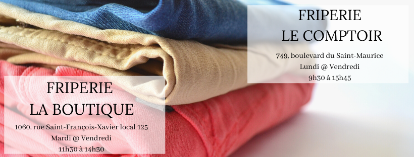 Friperie Comsep | 749 Boulevard du St Maurice, Trois-Rivières, QC G9A 3P5, Canada | Phone: (819) 691-2483