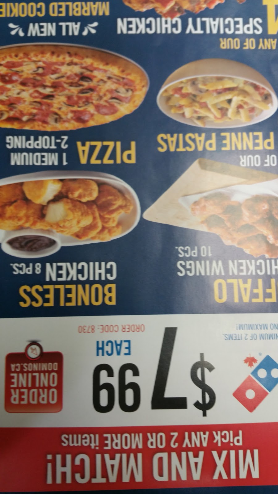Dominos Wexford | 1 Wexford Rd, Brampton, ON L6Z 2W1, Canada | Phone: (905) 846-9999