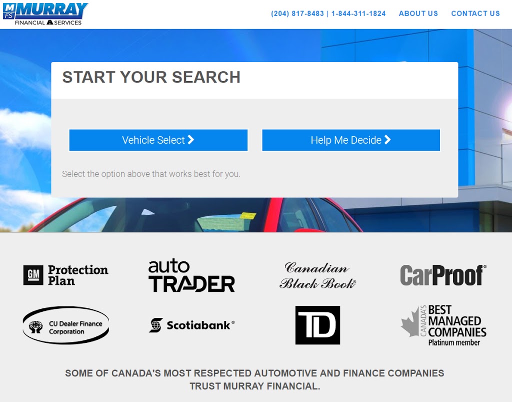 Murray Financial | 1700 Waverley St, Winnipeg, MB R3T 5V7, Canada | Phone: (204) 817-8483