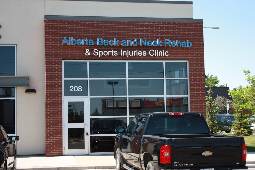 Alberta Back and Neck Rehab and Sports Injuries Clinic | 7337 Macleod Trail SW #208, Calgary, AB T2H 0L8, Canada | Phone: (403) 234-0040
