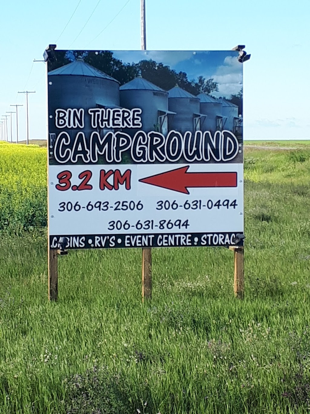 Bin There Campground | Moose Jaw No. 161, SK S0G 5M0, Canada | Phone: (306) 693-2506