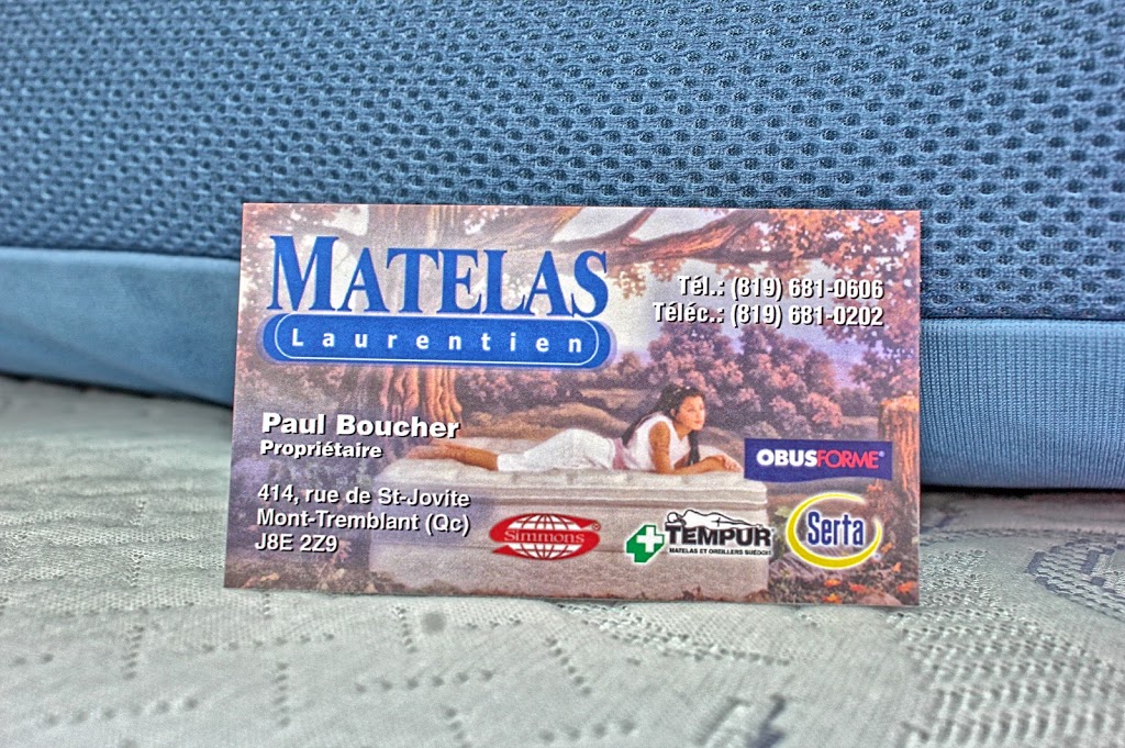 Matelas Laurentien - Matelas Mont-Tremblant | 586 Rue de Saint Jovite, Mont-Tremblant, QC J8E 2Z9, Canada | Phone: (819) 681-0606