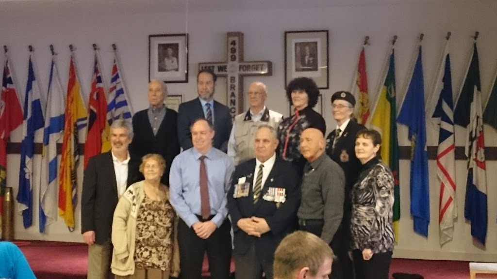 Royal Canadian Legion Branch 499 | 15 Fraser St, Angus, ON L0M 1B0, Canada | Phone: (705) 424-5711