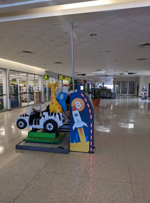HoneyBadger Bitcoin ATM at Bayfield Mall | 320 Bayfield St, Barrie, ON L4M 3C2, Canada | Phone: (604) 787-1220
