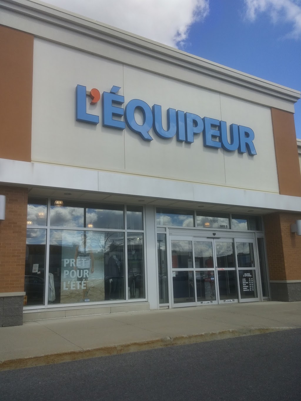LÉquipeur | 9700 Boulevard Leduc #5, Brossard, QC J4Y 0B3, Canada | Phone: (450) 678-8898
