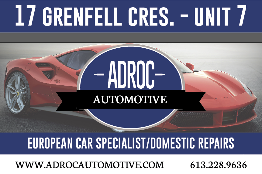 Adroc Automotive Ltd. | 50 Slack Rd unit 10, Nepean, ON K2G 0E2, Canada | Phone: (613) 228-9636