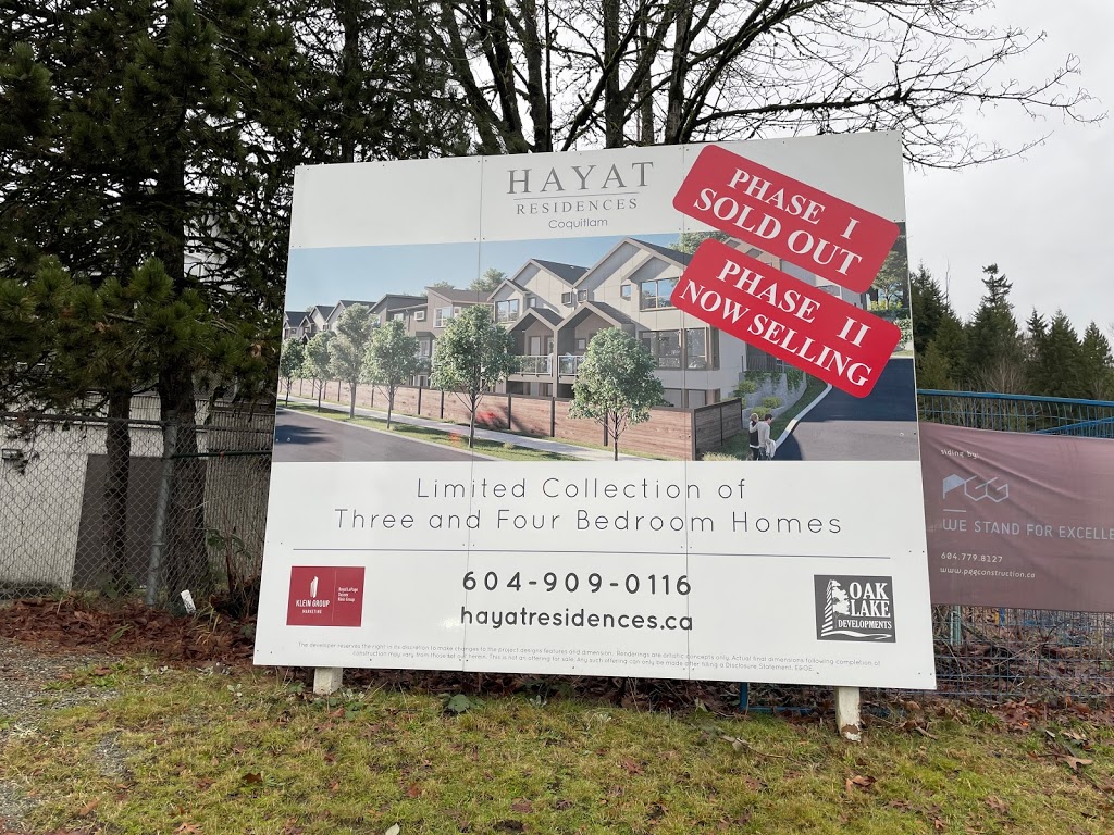 Hayat Residences | point of interest | 1412-1414 Pipeline Rd, Coquitlam, BC V3E 3P6, Canada | 6049090116 OR +1 604-909-0116