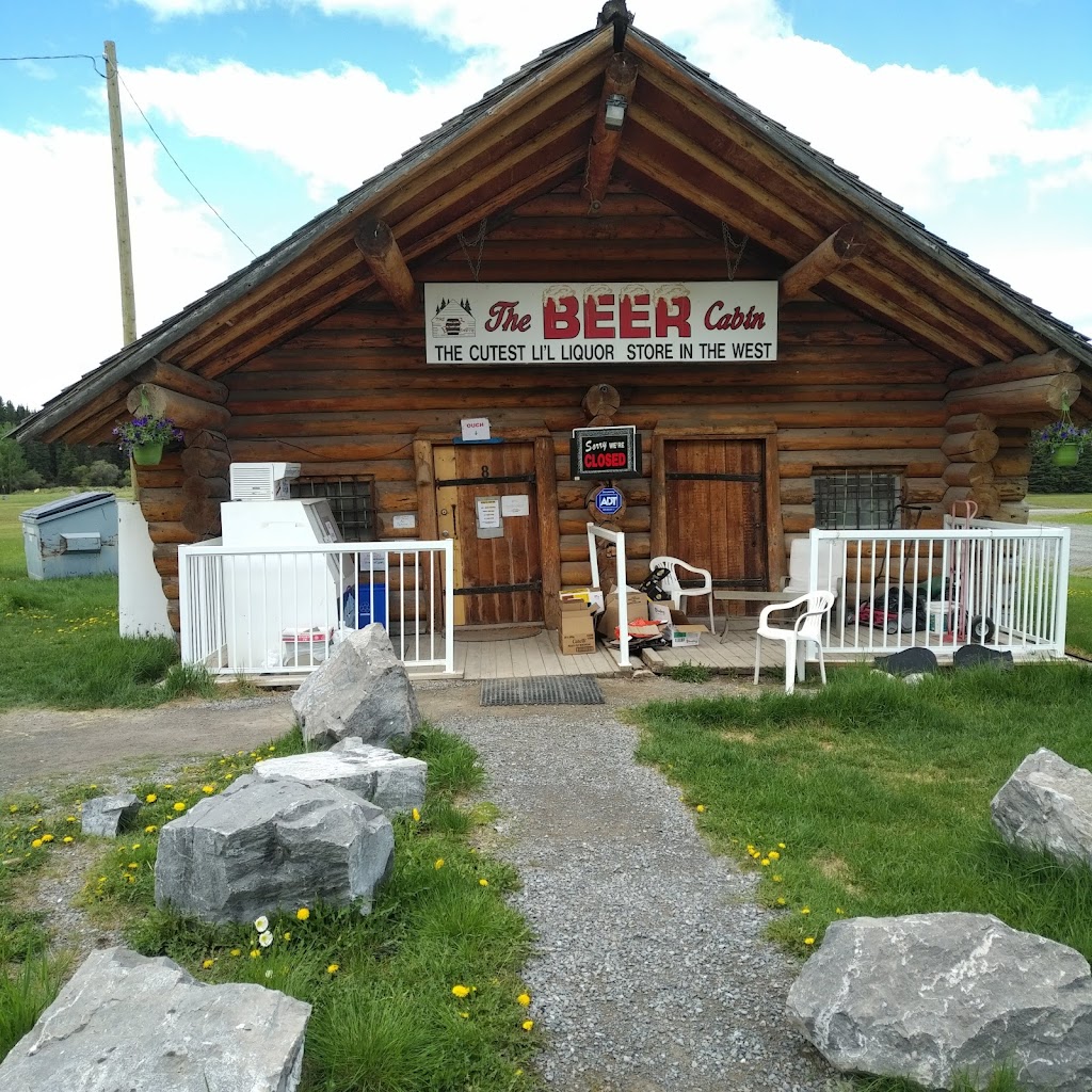 The Beer Cabin | WE ARE NOW LOCATED BESIDE THE FAS GAS, #1 Stuart St, Nordegg, AB T0M 2H0, Canada | Phone: (403) 895-3455