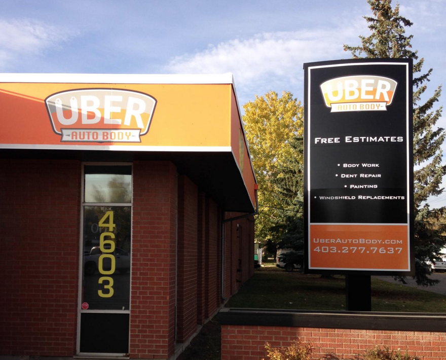 Uber Auto Body | 4603 Manilla Rd SE, Calgary, AB T2G 4B6, Canada | Phone: (403) 277-7637